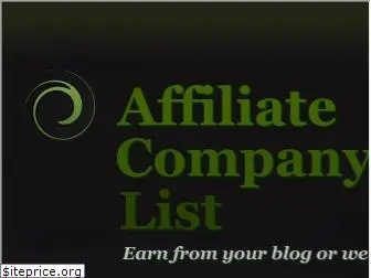 affiliatecompanylist.com