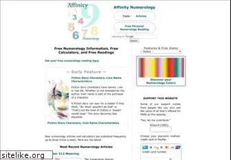 affinitynumerology.com