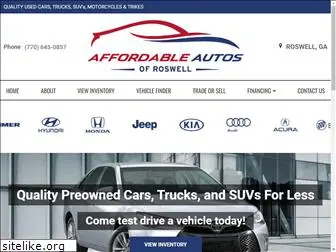 affordableautosofroswell.com