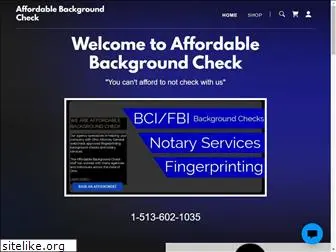 affordablebackgroundcheck.com