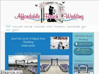 affordablebeachwedding.com