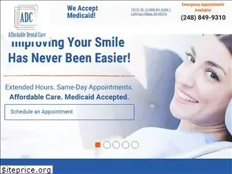 affordabledentalcaremi.com