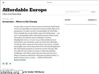 affordableeurope.blogs.nytimes.com