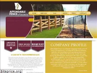 affordablefencega.com