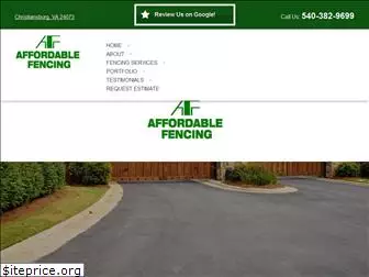 affordablefencingnrv.com