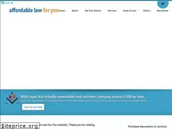 affordablelawforyou.co.uk