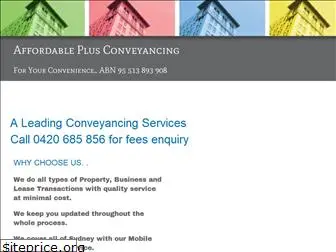 affordableplusconveyancing.com