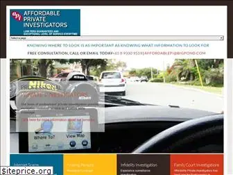affordableprivateinvestigators.com.au
