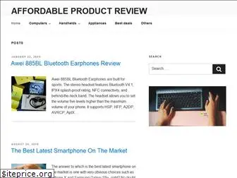affordableproductreview.com