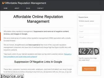 affordablereputationmanagement.com