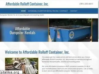 affordablerolloffcontainer.com