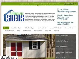 affordableshedscompany.com