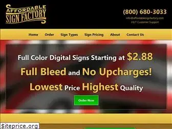 affordablesignfactory.com