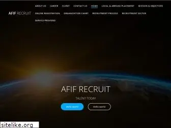 afifrecruit.com