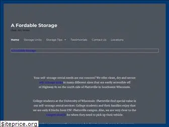 afordablestorage.com