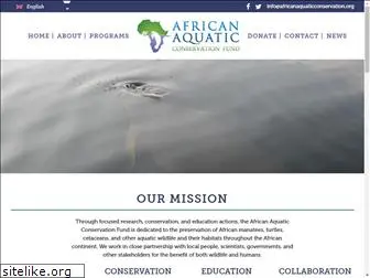 africanaquaticconservation.org