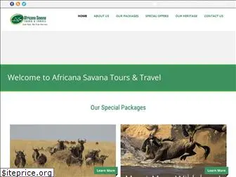 africanasavanatours.com