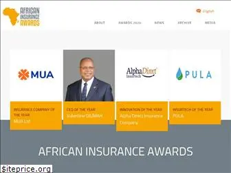 africaninsuranceawards.org