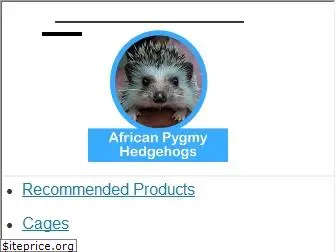 africanpygmyhedgehogs.com