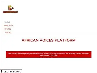africanvoicesplatform.org