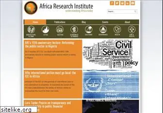 africaresearchinstitute.org