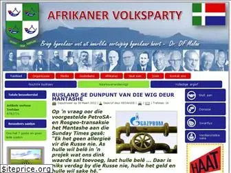 afrikanervolksparty.org