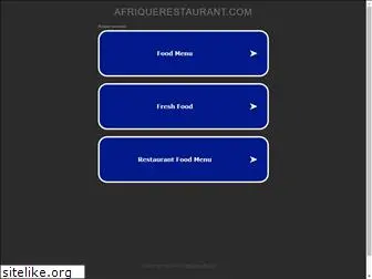 afriquerestaurant.com