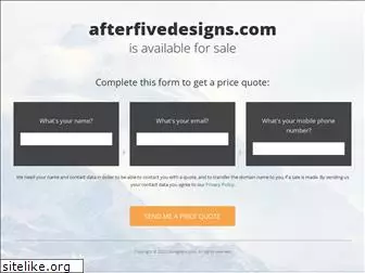 afterfivedesigns.com