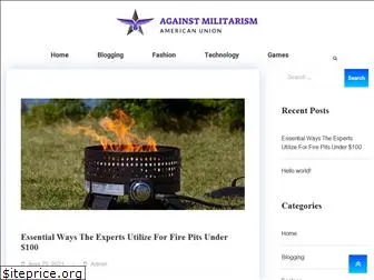 againstmilitarism.org