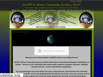 agapeandmoorecounseling.com