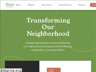 agapedevelopment.org