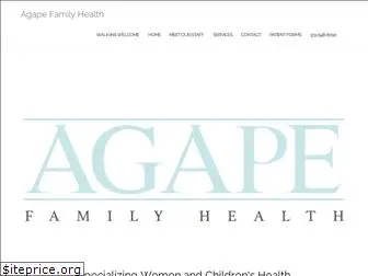 agapefamilyhealth.com