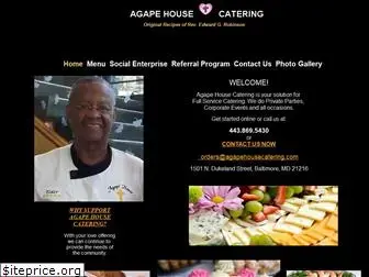 agapehousecatering.com