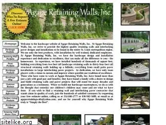 agaperetainingwalls.com