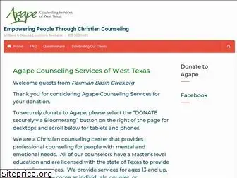 agapewesttexas.org