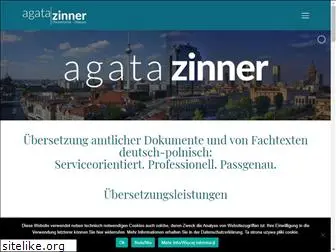 agata-zinner.com