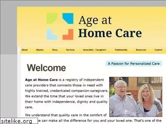 ageathomecare.com