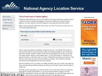 agencylocator.nahc.org