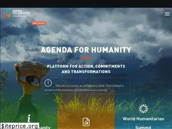 agendaforhumanity.org