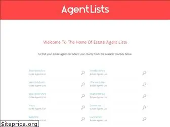 agentlists.co.uk