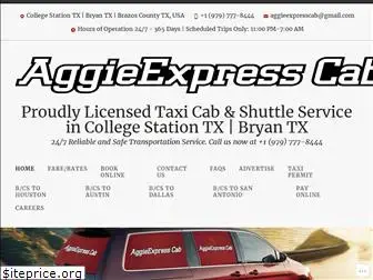 aggieexpresscab.com