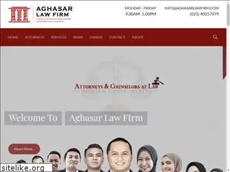 aghasarlawfirm.com