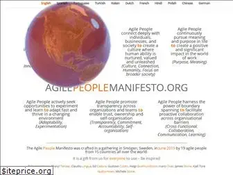 agilepeoplemanifesto.org