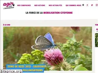 agirpourlenvironnement.org