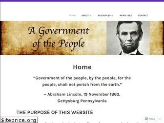 agovernmentofthepeople.com