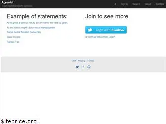 agreelist.org