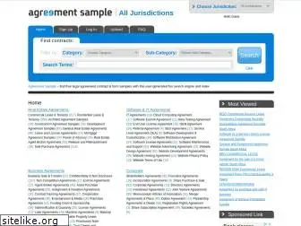 agreementsample.com