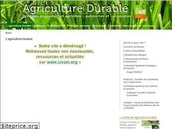 agriculture-durable.org