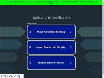 agricultureimports.com