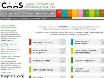 agriculturejournals.cz